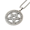 Non-Tarnish 201 Stainless Steel Pendant Necklaces NJEW-H030-02P-1