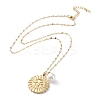 Golden 304 Stainless Steel Pendant Necklace SA1727-2-1