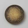 Blank  Alloy Bolo Tie Round Slider Pack FIND-WH0139-459AB-1