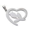 304 Stainless Steel Pendants STAS-I327-03P-1