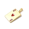 Rack Plating Brass Pendants X1-KK-A268-01G-04-2