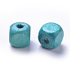 Dyed Natural Wood Beads WOOD-S617-8-LF-2