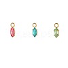 304 Stainless Steel Rhinestone Charms STAS-OY003-89G-1