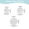 30Pcs 3 Styles Aluminum Pendants ALUM-WR0001-01-2