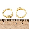 Snake Brass Micro Pave Cubic Zirconia Hoop Earrings EJEW-L299-03G-5