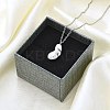 304 Stainless Steel Pendant Necklace NJEW-K255-23P-1
