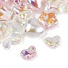 16Pcs 8 Styles UV Plating Plastic Imitation Pearl Beads KY-FS0001-47-2