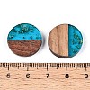 Resin & Walnut Wood Pendants RESI-T057-39E-3