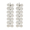 Non-Tarnish 304 Stainless Steel Stud Earrings EJEW-S229-08P-1