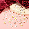 64Pcs 16 Styles Alloy Enamel Pendants ENAM-TA0004-13-7