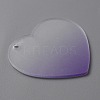 Gradient Transparent Acrylic Disc Big Pendants FIND-WH0032-54E-2