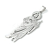 Non-Tarnish 201 Stainless Steel Big Pendants STAS-U003-13P-2