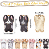 28Pcs 7 Colors Rack Plating Alloy Enamel Pendants FIND-SC0012-05-2