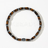 Natural Yellow Tiger Eye Beads Stretch Bracelet for Men IN5542-5