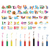 Translucent PVC Self Adhesive Wall Stickers STIC-WH0015-339-1
