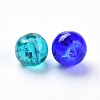 Baking Painted Crackle Glass Beads DGLA-X0006-4mm-11-3