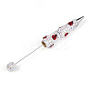 Resin & Polymer Clay Pave Rhinestone Ball-Point Pen AJEW-T013-04C-2