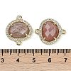 Natural Sunstone Faceted Oval Links G-B126-01G-10-3