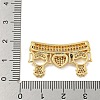 Brass Micro Pave Clear Cubic Zirconia Beads KK-G493-14B-G-3