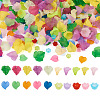 300Pcs 20 Style Transparent Acrylic Pendants & Bead Caps TACR-FW0001-02-1