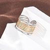304 Stainless Steel Cuff Open Rings RJEW-H266-04B-GP-3