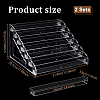 2Pcs 7-Tier Plastic Model Toy Assembled Organizer Holders ODIS-AR0001-13-2