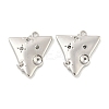 Non-Tarnish 304 Stainless Steel Pendant Rhinestone Settings STAS-P356-06P-1