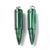 Synthetic Malachite Pointed Pendants G-D850-15-2
