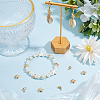 12Pcs 3 Styles Rack Plating Brass Beads KK-BBC0014-35-4