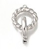 Brass Fold Over Clasps KK-H480-20P-1