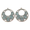 Tibetan Style Alloy Pendants FIND-B055-02B-1