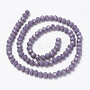 Opaque Solid Color Imitation Jade Glass Beads Strands EGLA-A044-P3mm-D11-2