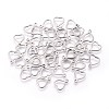 Tarnish Resistant 304 Stainless Steel Open Heart Charms STAS-F187-05P-2