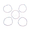 5Pcs Glass Seed Beaded Stretch Bracelets Set BJEW-JB09473-5