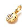 Brass Micro Pave Cubic Zirconia Pendants LS-KK-S517-01C-G-2