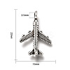 Tibetan Style Alloy Pendants TIBEB-A101638-AS-FF-3