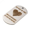 Non-Tarnish Valentine's Day 201 Stainless Steel Pendants STAS-L079-02P-07-2