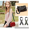 2Pcs 2 Colors Adjustable Polyester Geometric Pattern Bag Straps FIND-PH0003-73-3