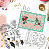 PVC Plastic Stamps & Carbon Steel Cutting Dies Stencils DIY-BC0005-65-4