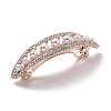 Alloy Crystal Rhinestone Hair Barrettes LS-PHAR-D012-02LG-2