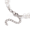 Handmade Lampwork Fruits & Shell Pearl Beaded Bracelets for Women BJEW-TA00650-4