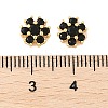 Brass Micro Pave Cubic Zirconia Beads KK-U056-15G-3