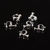 Brass Screw Clip Earring Converter EC143-S-3
