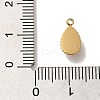 Natural Rhodochrosite Teardrop Charms STAS-B074-04G-01-3