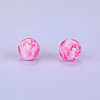 Printed Round Silicone Focal Beads SI-JX0056A-34-1