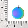 Ion Plating(IP) 304 Stainless Steel Pendants STAS-I311-32G-RC-3