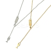 2Pcs 2 Colors Alloy Cable Chain Wine Cup Pendant Y Necklaces for Women AJEW-FS0001-23-2