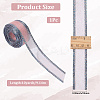 Sparkle Polyester & Metallic Mesh Ribbon for Bowknot Making OCOR-WH20007-19D-2