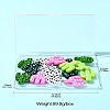 20Pcs 5 Colors Cactus Food Grade Eco-Friendly Silicone Focal Beads SIL-CJ0001-74-9