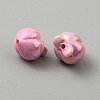 UV Plating Opaque Acrylic Beads OACR-A039-01F-2